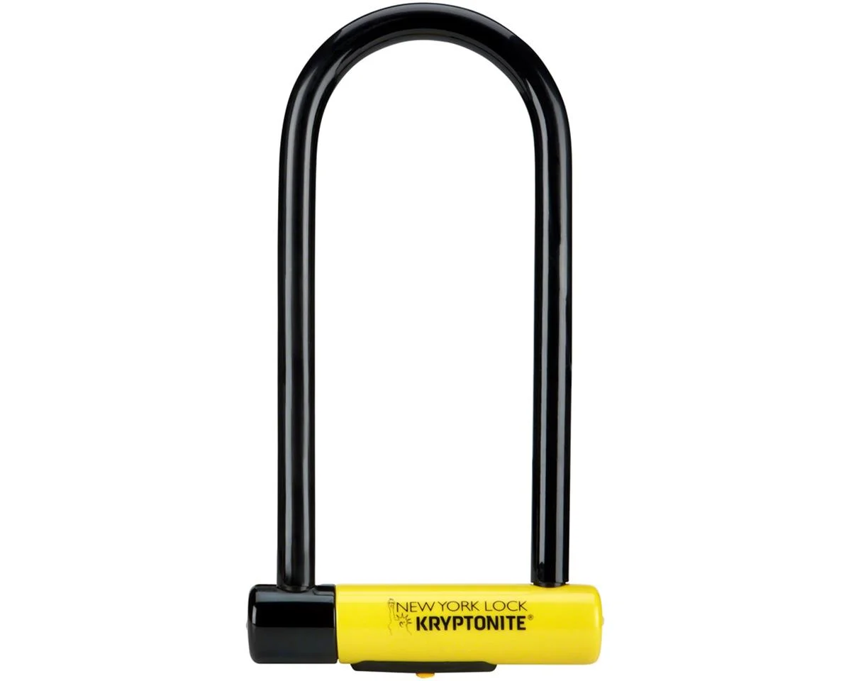 Kryptonite New York LS U-Lock (Black/Yellow) (4 x 10.25")